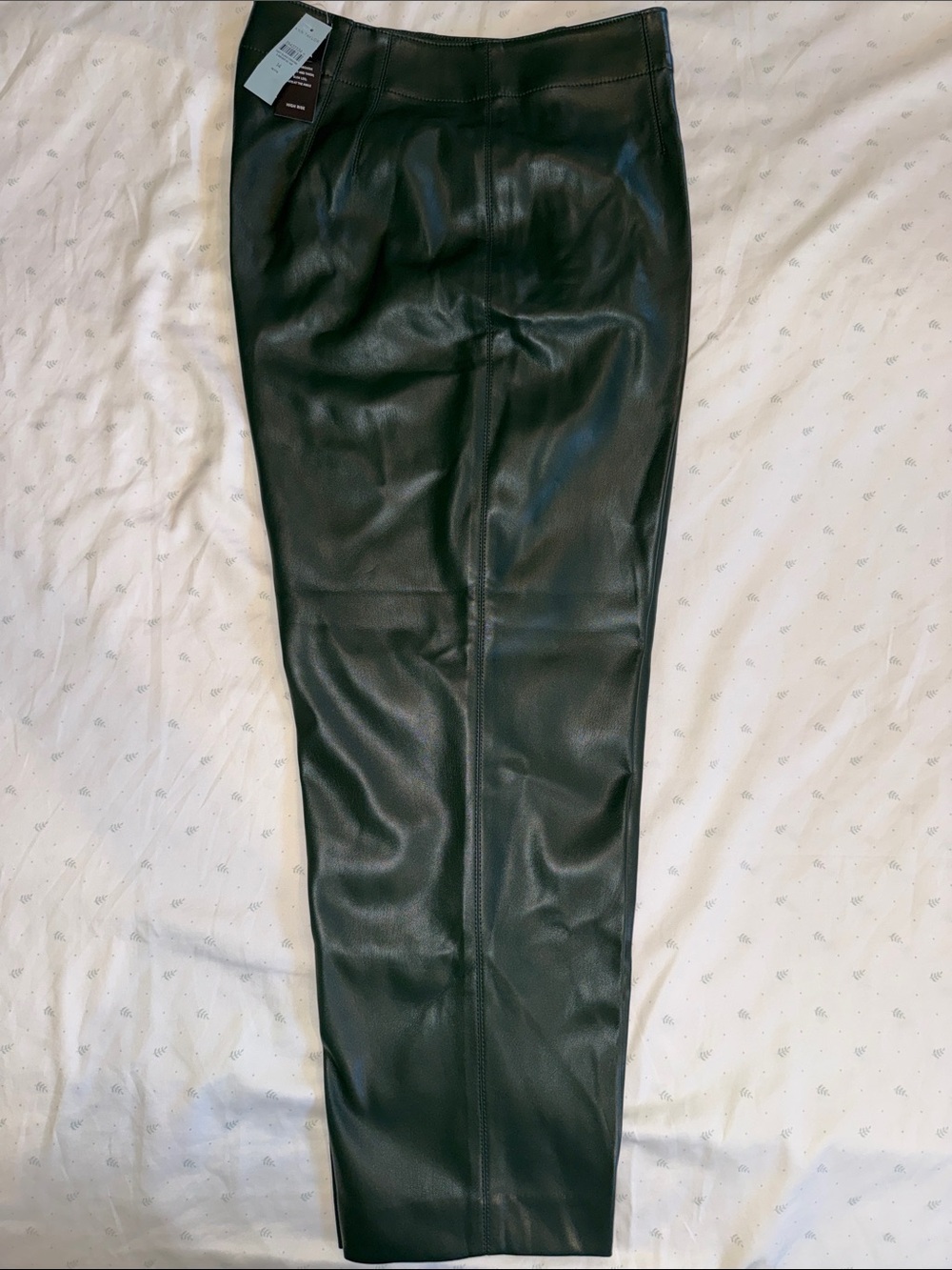 Ann Taylor Women’s forest green Faux Leather Pants